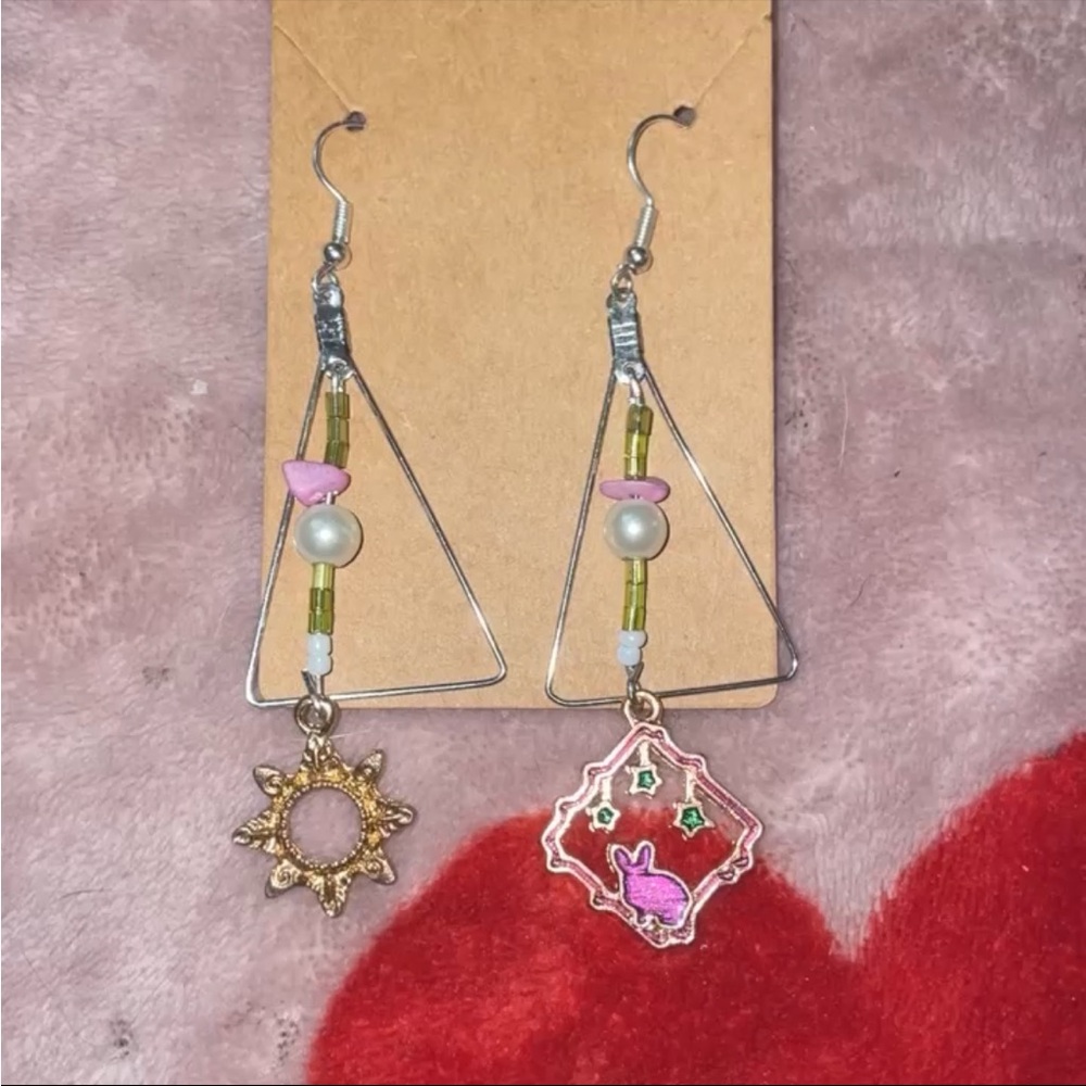 “Small in A Big World”- Handmade Earrings